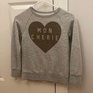 Sparkly Sweatshirt In French